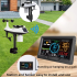 Entdecken Sie die Wetterstation 7,5 Zoll Farbdisplay Solar Sensor für präzise Temperatur Luftfeuchtigkeit Echtzeit-Updates