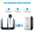Wifi Repeater Drahtlose Signal Verstärker Erweiterte Netzwerk Enhancer Home Router Durch Die Wand Schlafzimmer Empfangen Moving