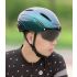 ROCKBROS Fahrradhelm mit LED-Licht ultraleichtes Design Mountainbike-Helm für Radfahrsicherheit und Sichtbarkeit