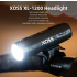 XOSS XL-1200 Fahrradlampe 1200 Lumen Fahrradzubehör wasserdicht Type-C Aufladung für sicheres Nachtradfahren