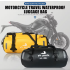 Motorradtasche Wasserdicht 40L/80L Fahrrad-Gepäckträgertasche MTB Hecktasche Satteltasche Rollverschluss 500D PVC