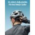 ROCKBROS Fahrradhelm mit LED Rücklicht wiederaufladbar ultraleicht MTB Rennradhelm für optimale Sichtbarkeit