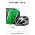 ROCKBROS Fahrradhelm mit LED Rücklicht wiederaufladbar ultraleicht MTB Rennradhelm für optimale Sichtbarkeit