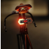 CarryBright Carbon Fahrradblinker Set 4-tlg. USB aufladbar mit kabelloser Fernbedienung, helle LED Front/Rücklicht für E-Bike, wasserdicht