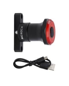 MEROCA MX2 Smart Sensor Bremsrücklicht Mountainbike Licht USB-Aufladung Rennrad Nachtfahrlicht Rücklicht
