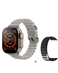 ZORDAI Z8 Ultra Max Smart Watch Serie 8 49 mm Titanlegierung 2,2 Zoll Bildschirm Kompass Bluetooth Anruf NFC EKG IP68 Wasserdichte Smartwatch Herren