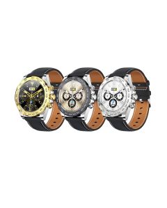 AW13pro Smart Watch Herren Business Armband 1,28 Zoll Bildschirm Wasserdicht Edelstahl Smartwatch Herzfrequenz DIY Zifferblätter