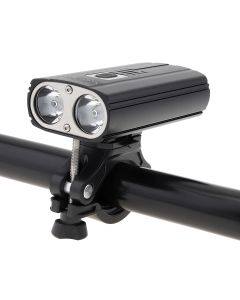 NiteBeam BR02 Fahrradbeleuchtung 2LED 2000 Lumen USB wiederaufladbare Fahrradfront