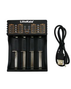 LiitoKala Lii-402 18650 Ladegerät für 26650 16340 RCR123 14500 LiFePO4 1,2 V Ni-MH Ni-Cd Smart