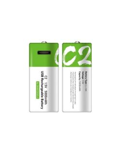 C2 1,5 V 5000 mWh Universal-Micro-USB-Typ-C-Lithium-wiederaufladbare Batterien
