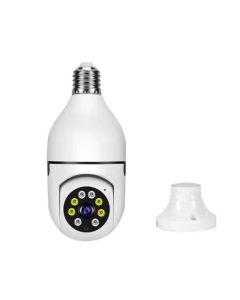 5G Wifi E27 Birnen-Überwachungskamera-Nachtsicht-Vollfarb-Automatik-Human-Tracking-4X-Digitalzoom-Videoüberwachungskamera
