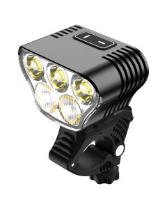 Mangeleyes M5 Mountainbike Licht 4000 Lumen 13 Einstellbare Lichtmodi Wasserdichtes Fahrrad Zubehör für Sichtbarkeit