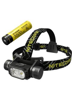 Nitecore HC68 2 x Luminus SST-40-W LEDs 2000 Lumen wiederaufladbare, fokussierbare Stirnlampe mit zwei Strahlen und 3500-mAh-Akku