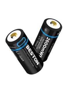 Beston USB 16340 3,7 V 650 mAh RCR123A Li-Ionen-Akku