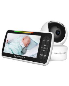 5 zoll Baby Monitor mit Kamera SM650 Mutter Kinder kinder Kam Tragbare Video Monitor