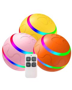 Interaktives Hundespielzeug Wicked LED Ball für Indoor-Katzenhunde Bewegungsaktivierte wiederaufladbare USB-Fernbedienung