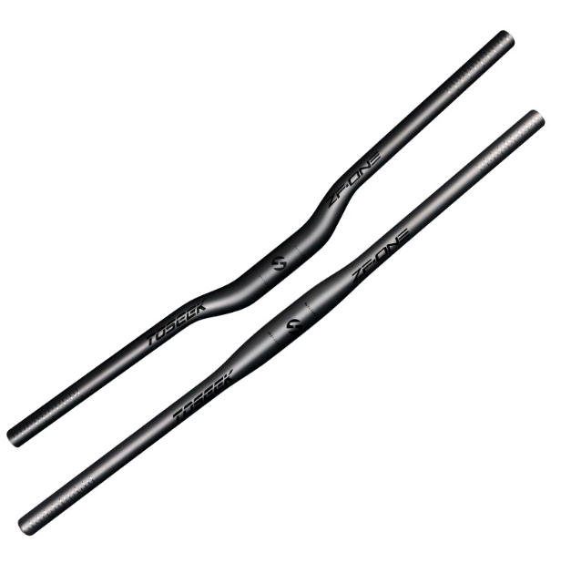 TOSEEK ZF-ONE MTB Carbon Lenker 31.8mm Leicht Matt Schwarz 580mm 760mm Ergonomisches Design Premium Qualität