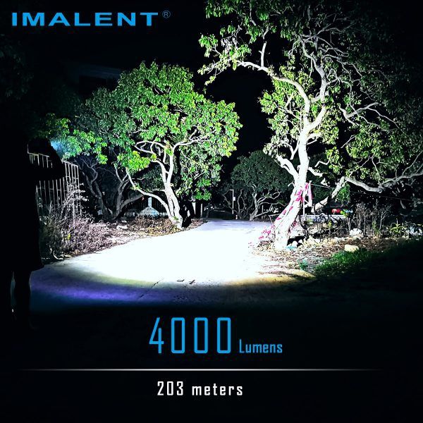 IMALENT LD70 LED-Taschenlampe 4000 Lumen kompakte Lichtquelle für Abenteurer und Outdoor mit OLED-Display