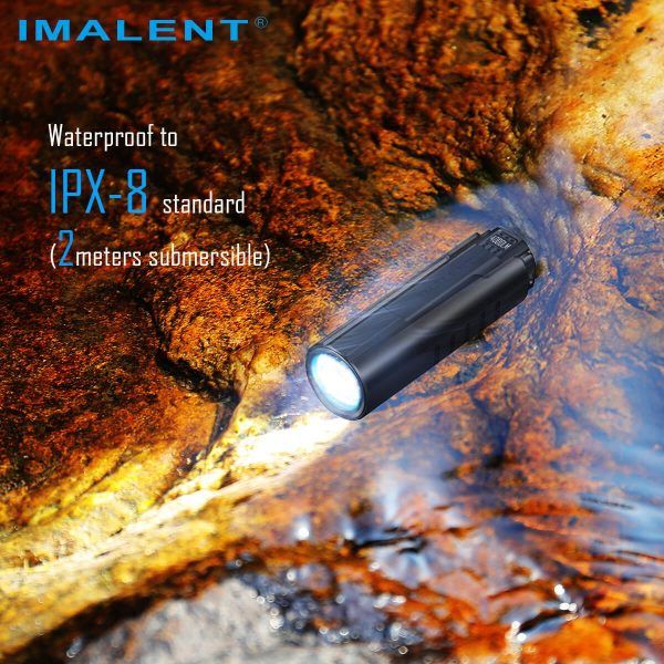 IMALENT LD70 LED-Taschenlampe 4000 Lumen kompakte Lichtquelle für Abenteurer und Outdoor mit OLED-Display