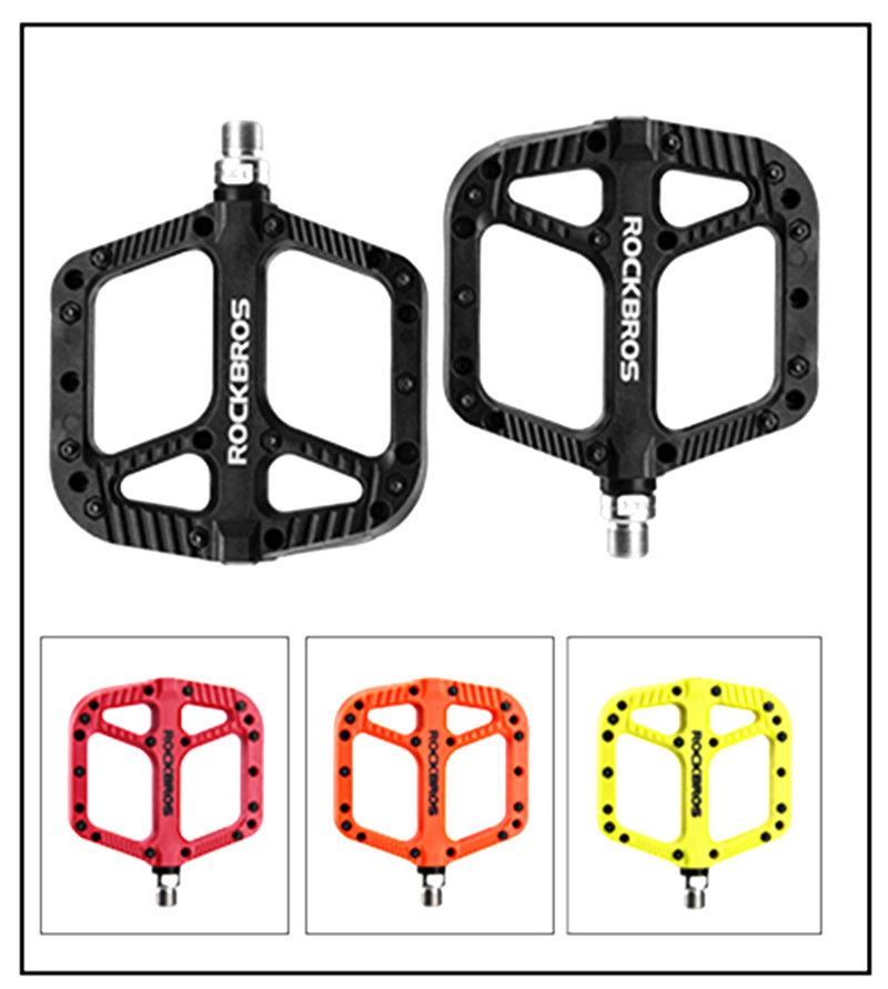 ROCKBROS Ultraleichte Dichtungslager Fahrradpedale Langlebiges Nylon Hochwertige MTB-Komponenten