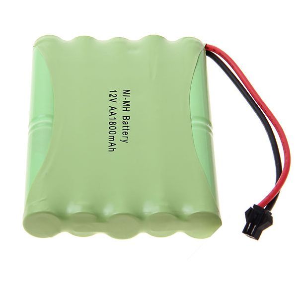 12V AA 1800mAh Ni-MH Big SM Stecker Akku Umweltfreundlich Hochkapazität Wiederaufladbar für Modellflugzeuge