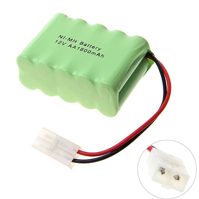 12V AA 1800mAh Ni-MH wiederaufladbarer Akku-Pack, umweltfreundlich, hohe Kapazität, geeignet für Spielzeug und Haushaltsgeräte