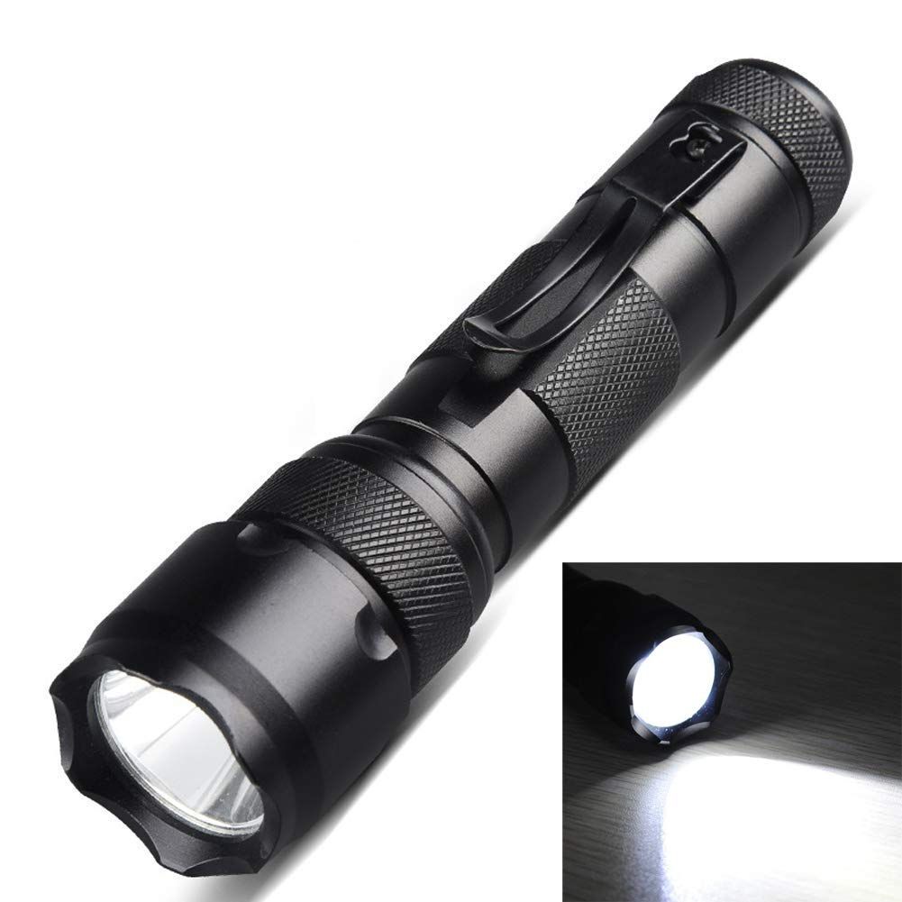 UltraFire WF-502B.2 LED-Taschenlampe 1600 Lumen Leicht 5-Mode Robust Camping Taktisch Notfall-Taschenlampe