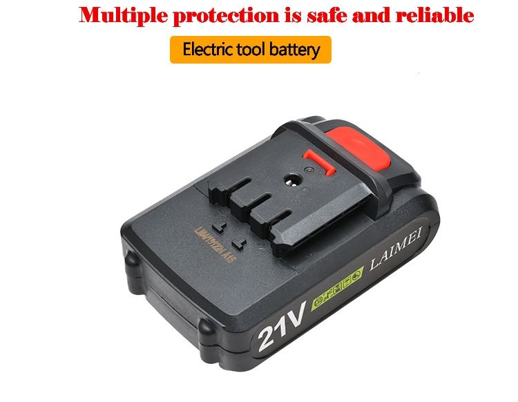 21V Lithium-Batterie für Elektro-Bohrschrauber, vielseitiger Li-Ion-Akku für DIY, schnelles Laden, zuverlässig