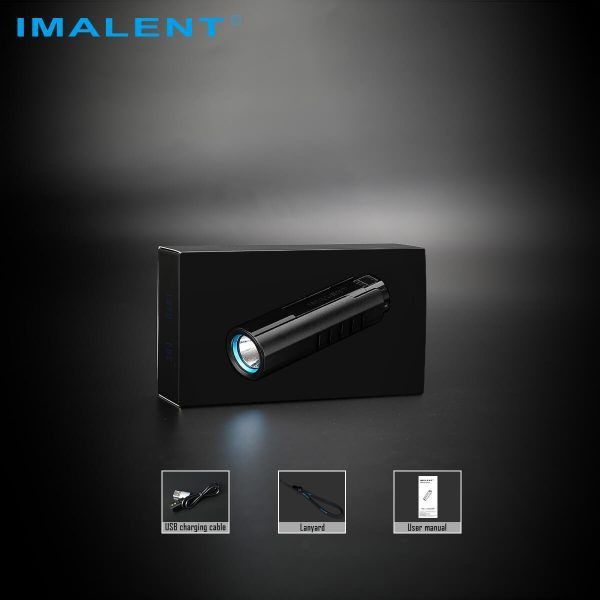 IMALENT LD70 LED-Taschenlampe 4000 Lumen kompakte Lichtquelle für Abenteurer und Outdoor mit OLED-Display