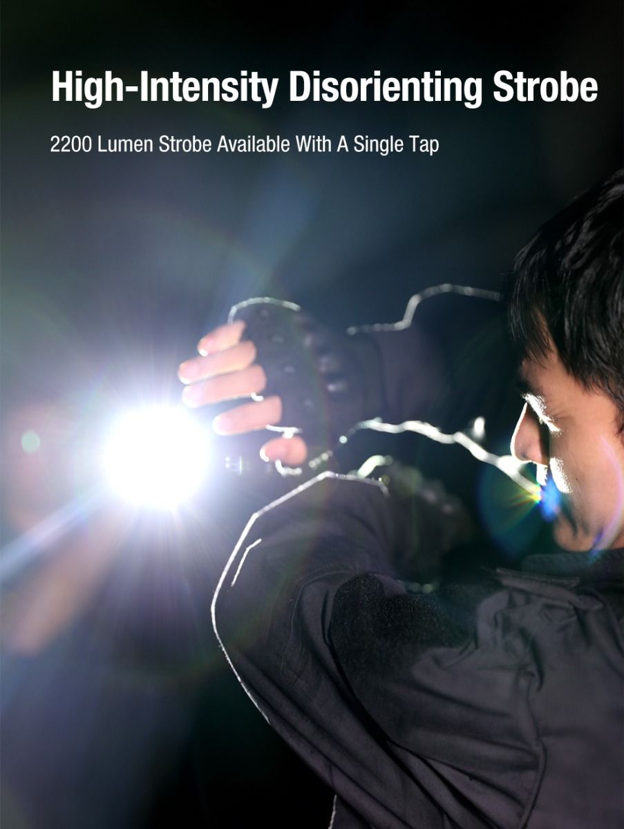 Klarus X1 Ultradünne EDC Taschenlampe, 4200LM taktische Taschenlampe mit USB-C, Luminus SST-70 LED