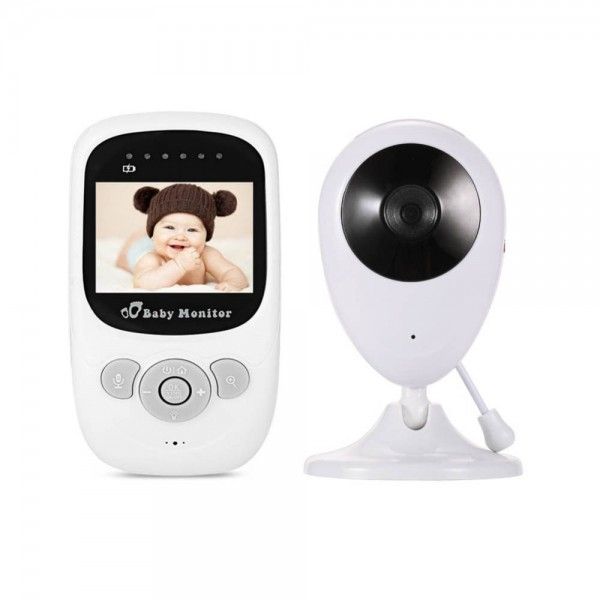 SP880 Drahtloser Baby-Monitor mit 2,4-Zoll-LCD, HD-Video, Zwei-Wege-Audio und Nachtsicht für die Babypflege