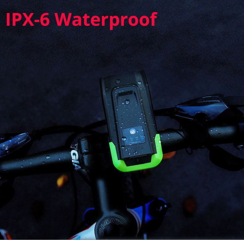 Fahrradlichter 2X T6 USB wiederaufladbar 2400 Lumen sechs Modi für Radfahrersicherheit und Stadtpendeln
