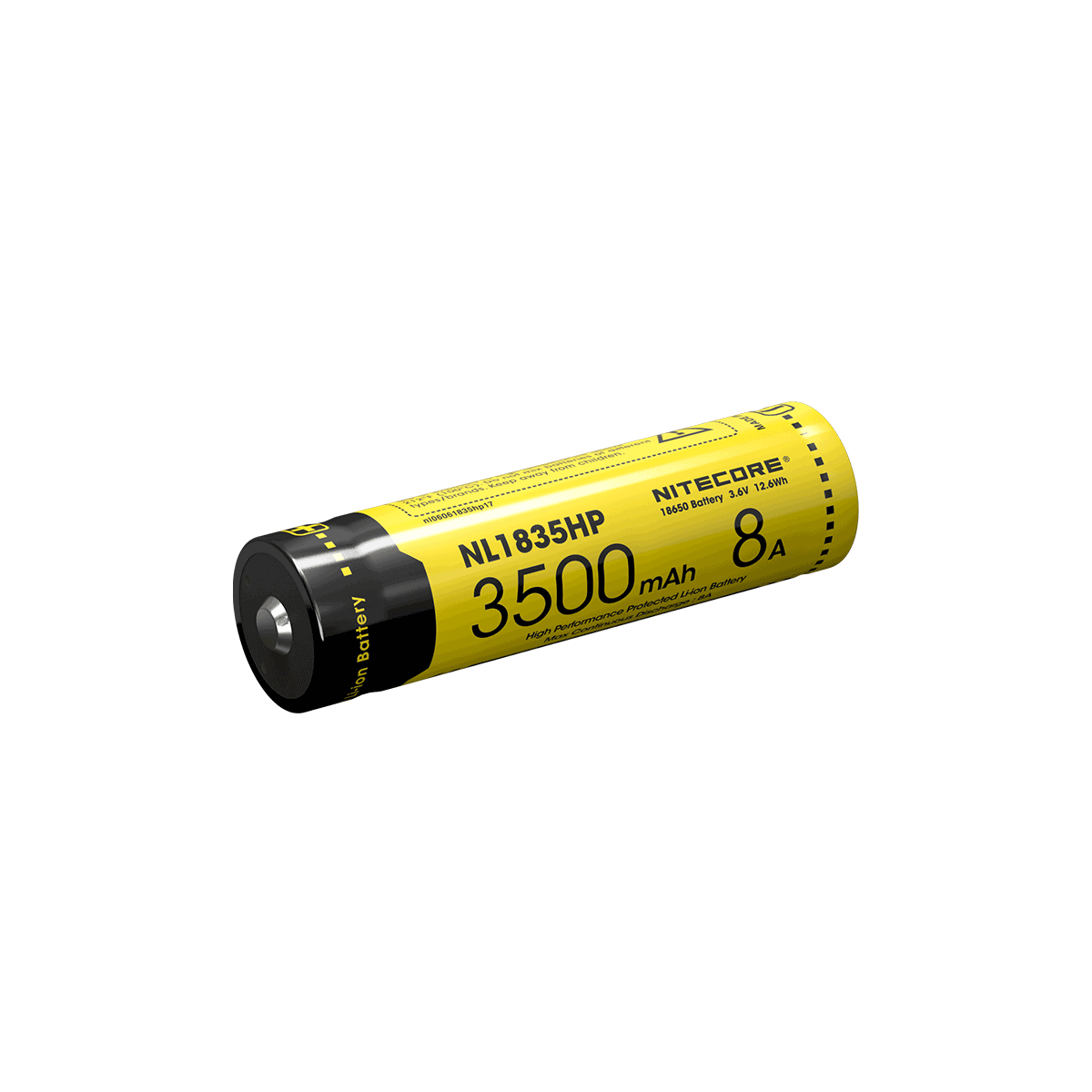 Nitecore NL1835HP 3500mAh wiederaufladbarer 18650 Hochleistungsakku für Taschenlampen und technische Geräte