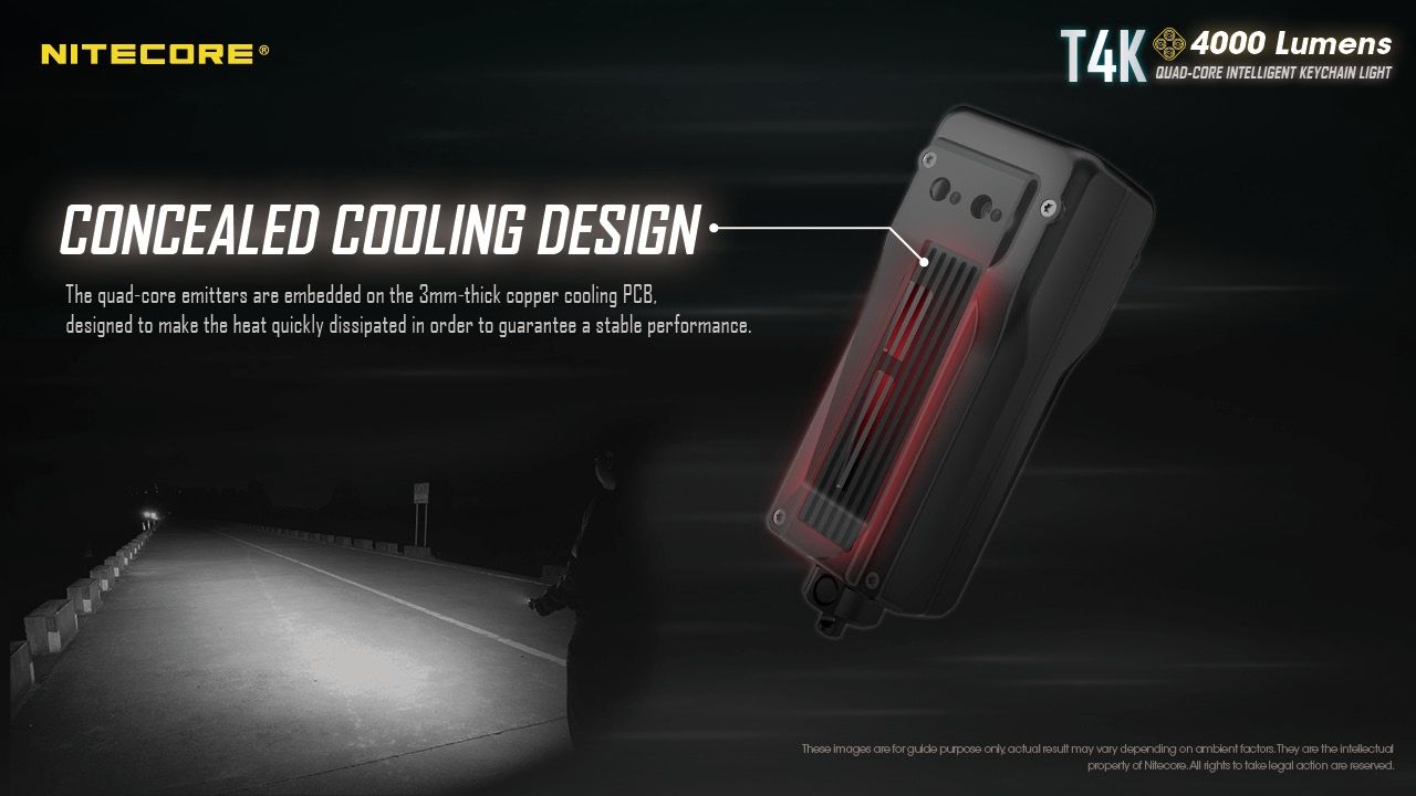 Entdecken Sie Nitecore T4K kompakte Schlüsselanhänger Taschenlampe 4000 Lumen mit USB-C-Aufladung und Outdoor-Beleuchtung