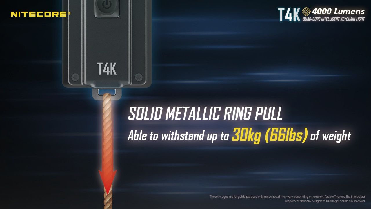 Entdecken Sie Nitecore T4K kompakte Schlüsselanhänger Taschenlampe 4000 Lumen mit USB-C-Aufladung und Outdoor-Beleuchtung
