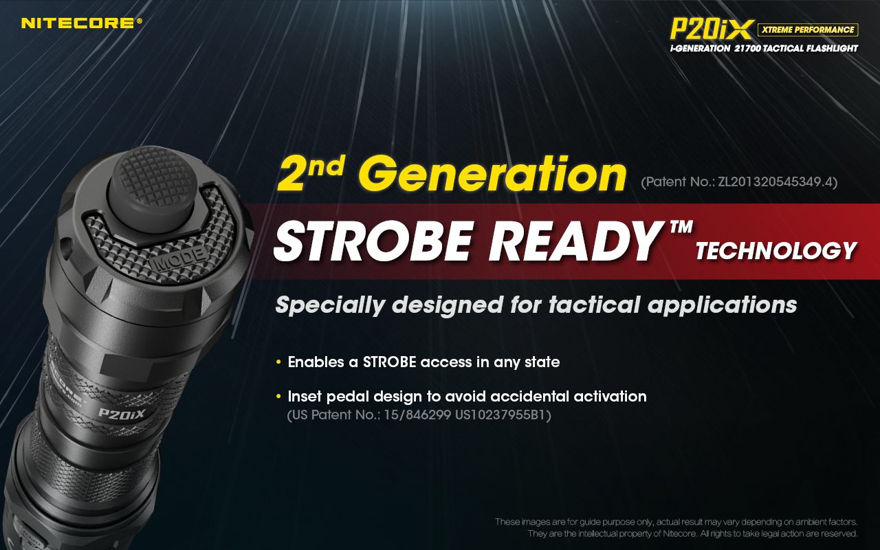 Nitecore P20iX Taktische Taschenlampe 4000 Lumen USB-C Wiederaufladbar Outdoor Hochleistungs-Stroboskop-Modus Taschenlampe