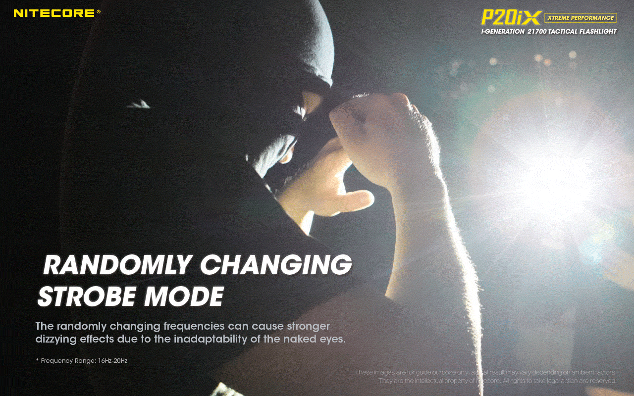 Nitecore P20iX Taktische Taschenlampe 4000 Lumen USB-C Wiederaufladbar Outdoor Hochleistungs-Stroboskop-Modus Taschenlampe