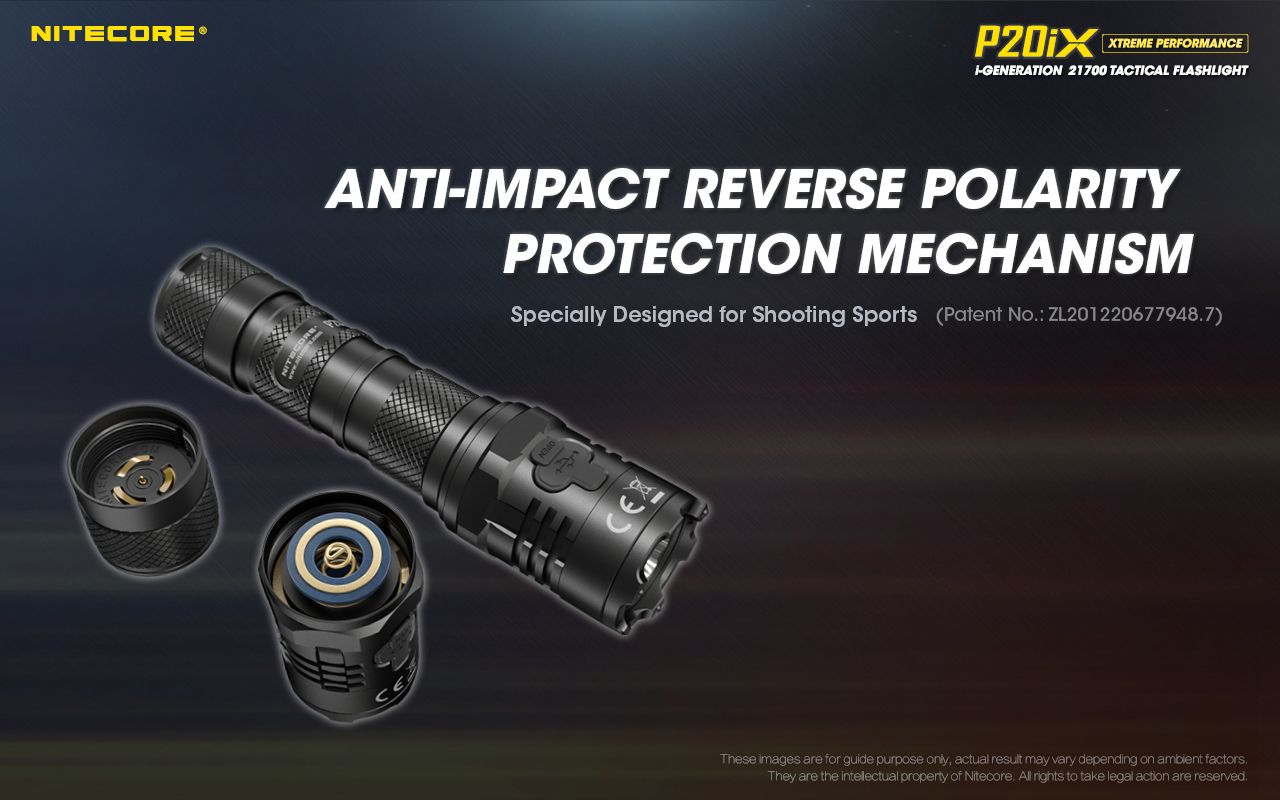 Nitecore P20iX Taktische Taschenlampe 4000 Lumen USB-C Wiederaufladbar Outdoor Hochleistungs-Stroboskop-Modus Taschenlampe
