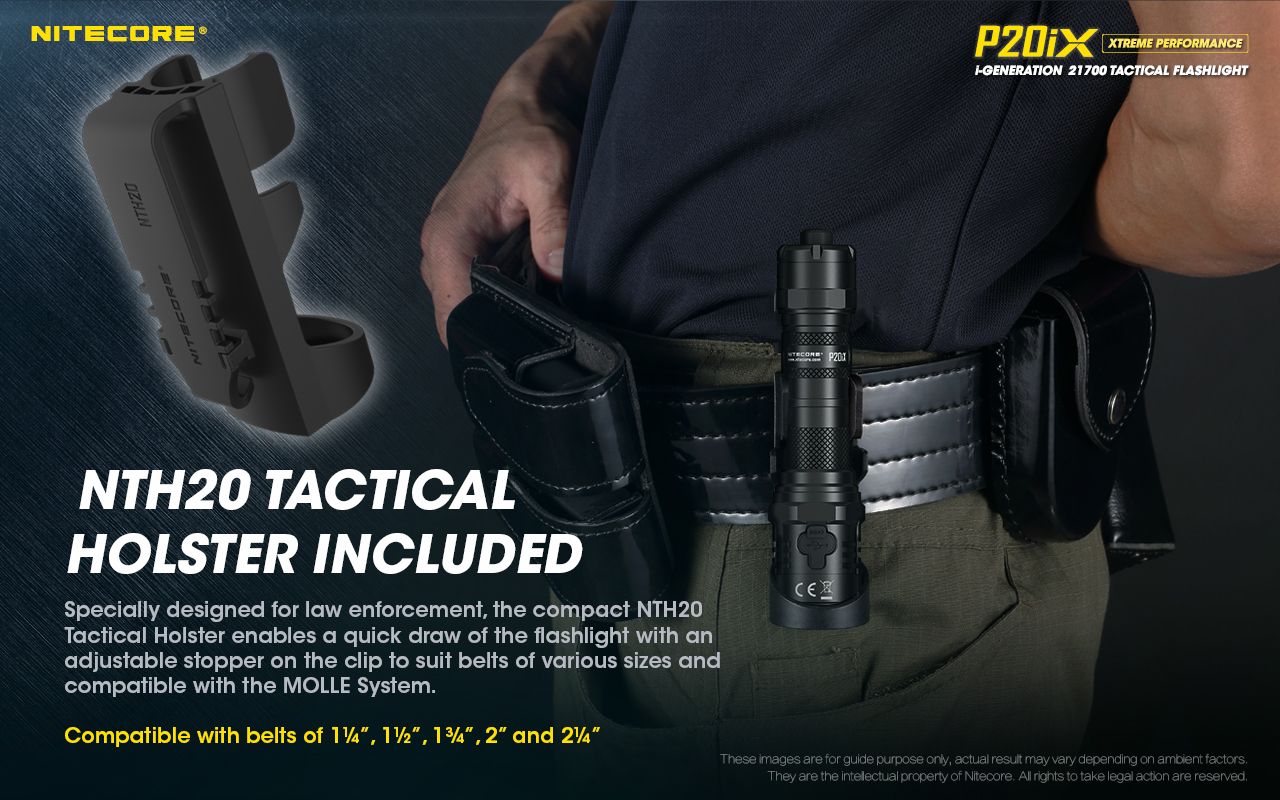 Nitecore P20iX Taktische Taschenlampe 4000 Lumen USB-C Wiederaufladbar Outdoor Hochleistungs-Stroboskop-Modus Taschenlampe