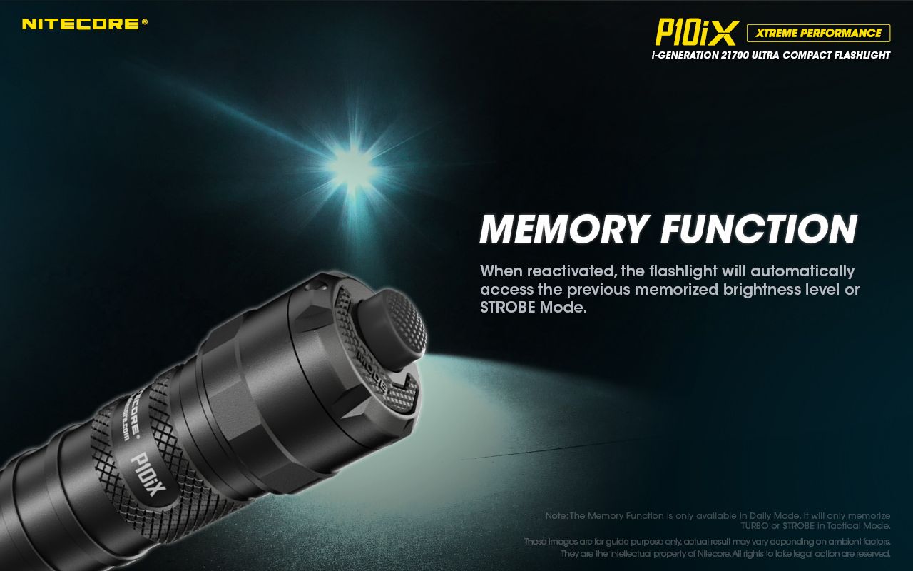 Nitecore P10iX 4000 Lumen Leistungsstarke taktische Taschenlampe 4 x XP-L2 V6 LED 158m Strahlweite Lange Laufzeit Haltbarkeit