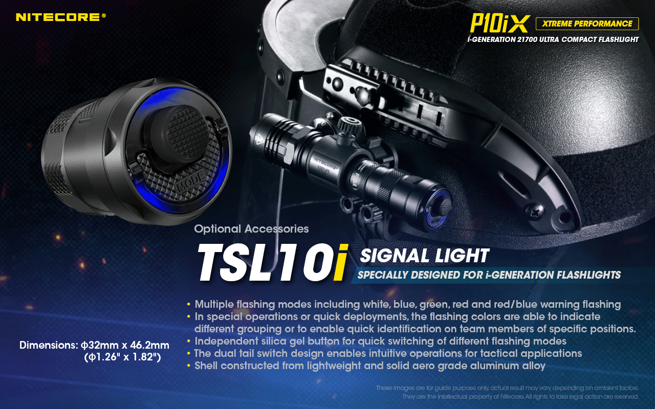 Nitecore P10iX 4000 Lumen Leistungsstarke taktische Taschenlampe 4 x XP-L2 V6 LED 158m Strahlweite Lange Laufzeit Haltbarkeit
