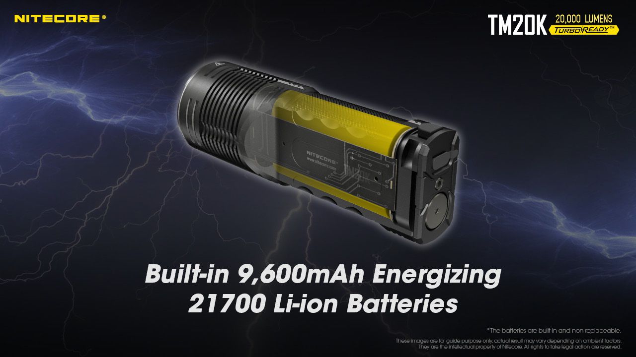 Nitecore TM20K LED-Taschenlampe 20000 Lumen USB-C wiederaufladbar langlebige Abenteuerausrüstung für Suche und Rettung
