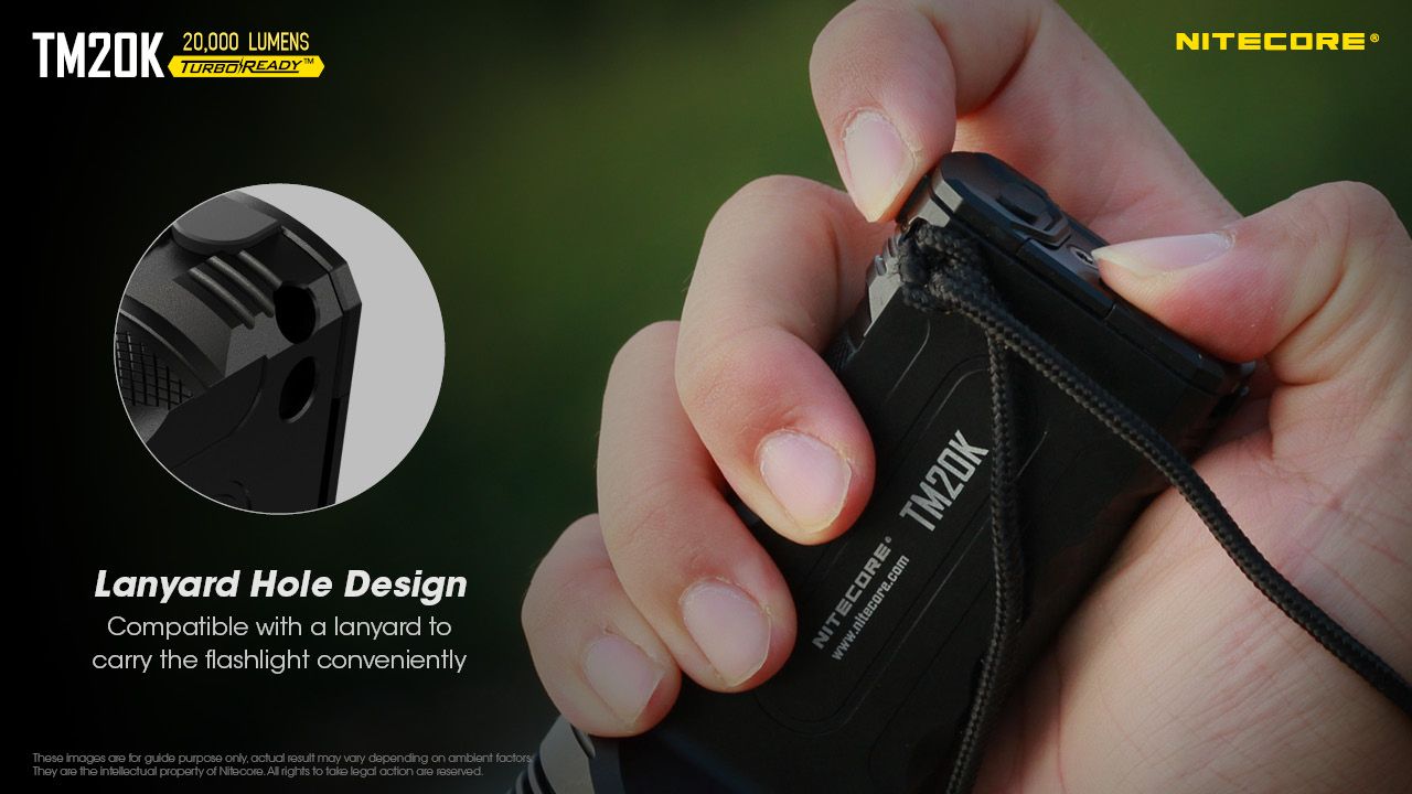 Nitecore TM20K LED-Taschenlampe 20000 Lumen USB-C wiederaufladbar langlebige Abenteuerausrüstung für Suche und Rettung