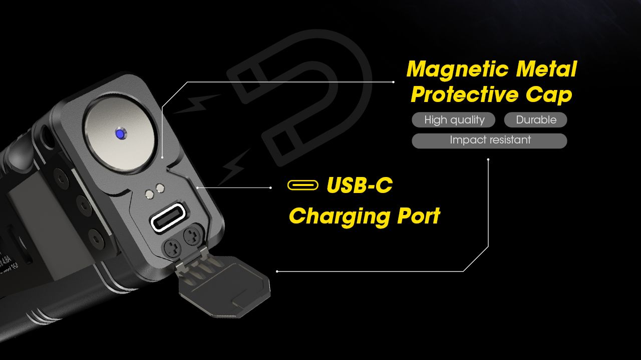 NITECORE TM12K Taktische Taschenlampe 12000 Lumen USB-C wiederaufladbar Hohe Helligkeit LED für Outdoor-Abenteuer