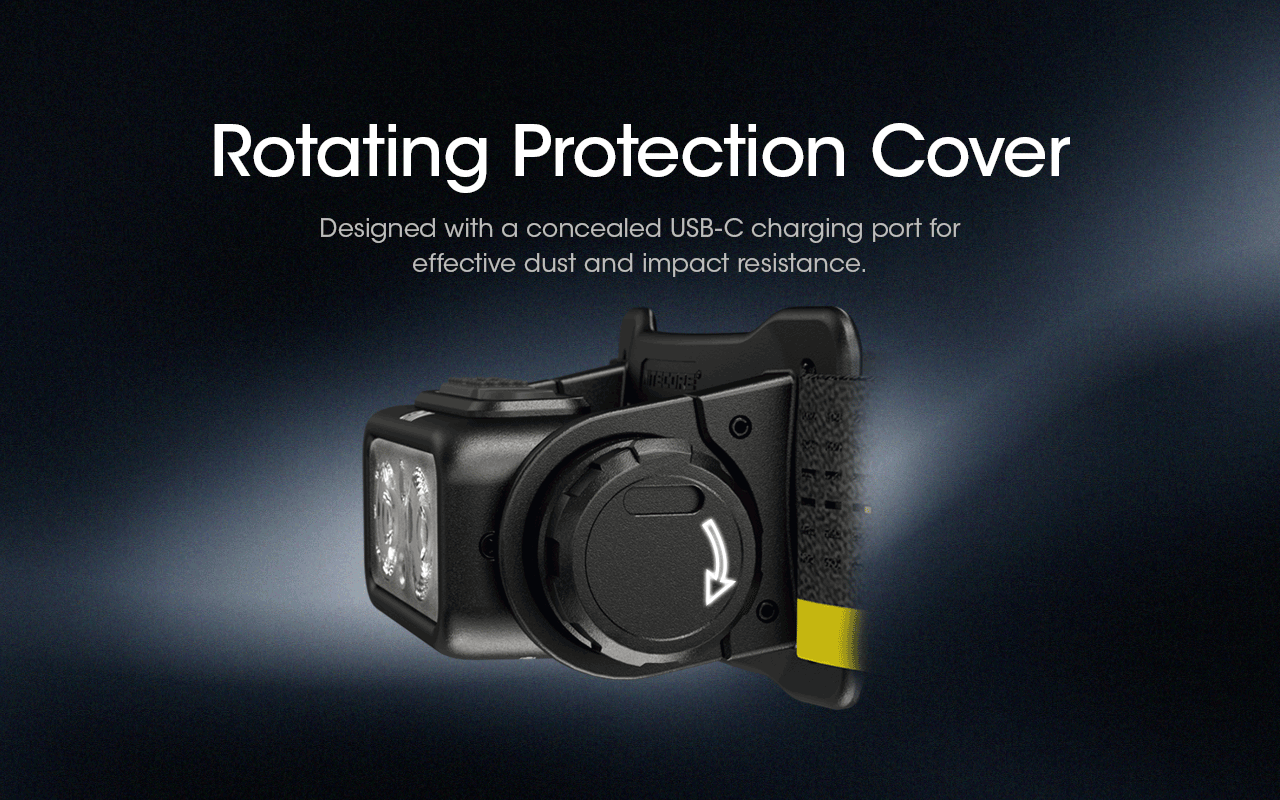 Entdecken Sie die NITECORE NU43 wiederaufladbare Stirnlampe leistungsstarke 1400 Lumen für nächtliche Abenteuer