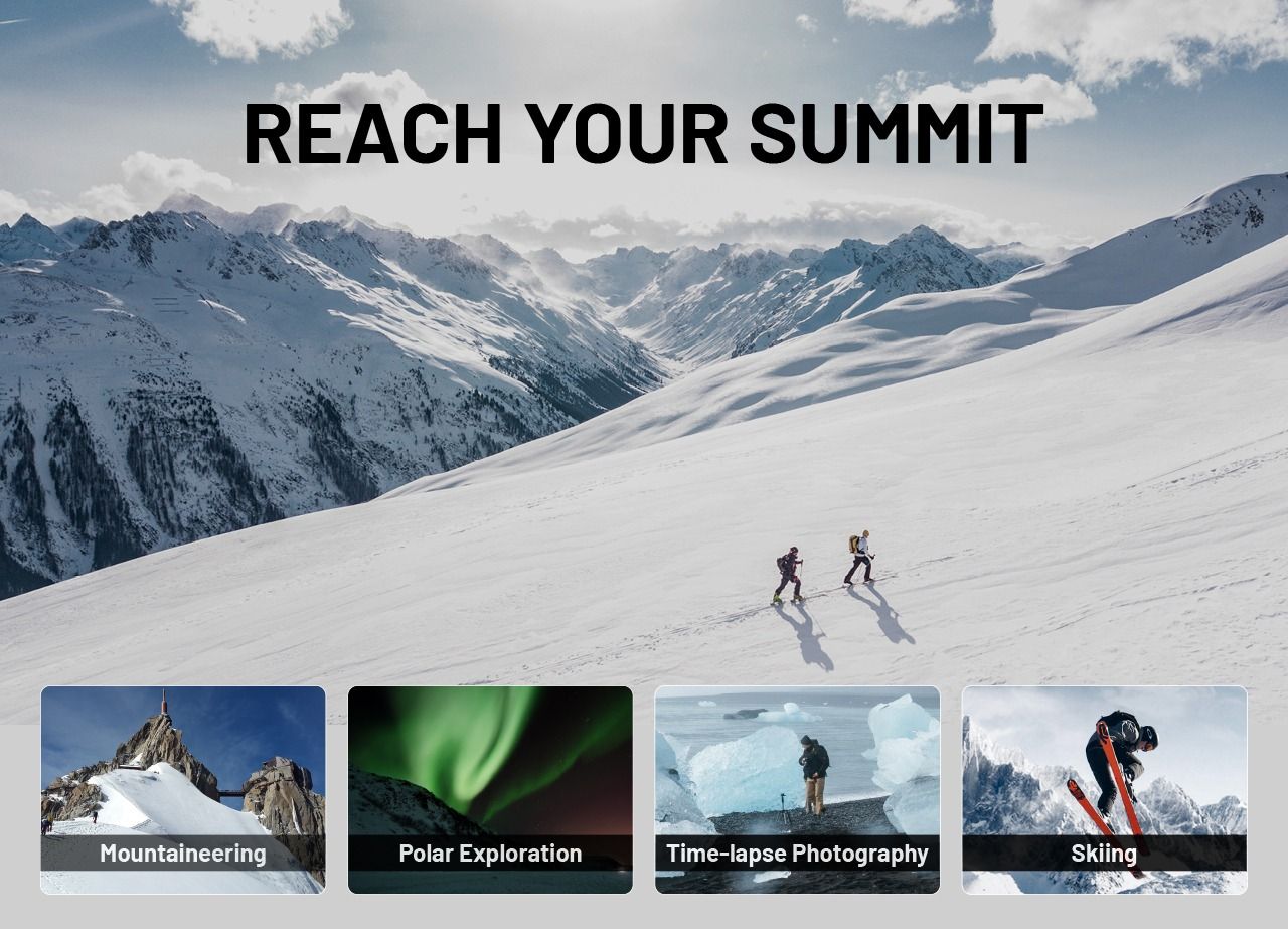 Nitecore Summit 10000 Powerbank Outdoor | Kältebeständig Heizfunktion QC PD USB-C | Robust Leicht Kompakt IPX5