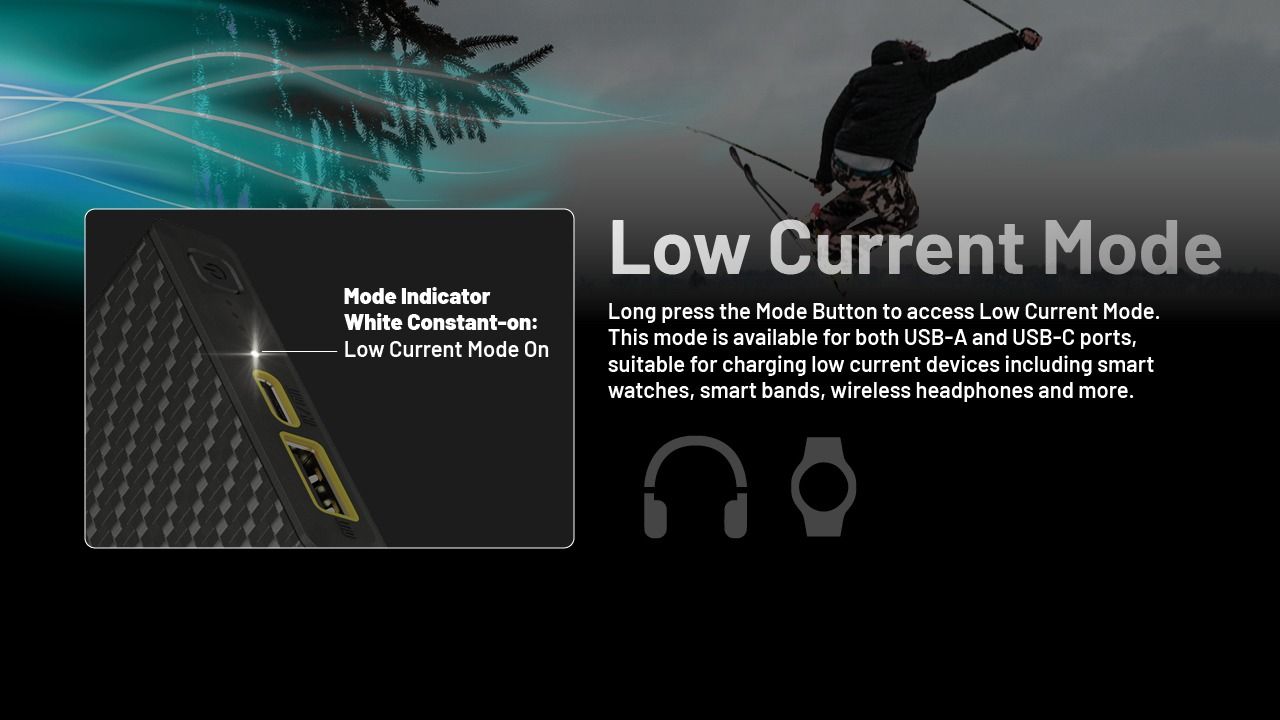 Nitecore Summit 10000 Powerbank Outdoor | Kältebeständig Heizfunktion QC PD USB-C | Robust Leicht Kompakt IPX5