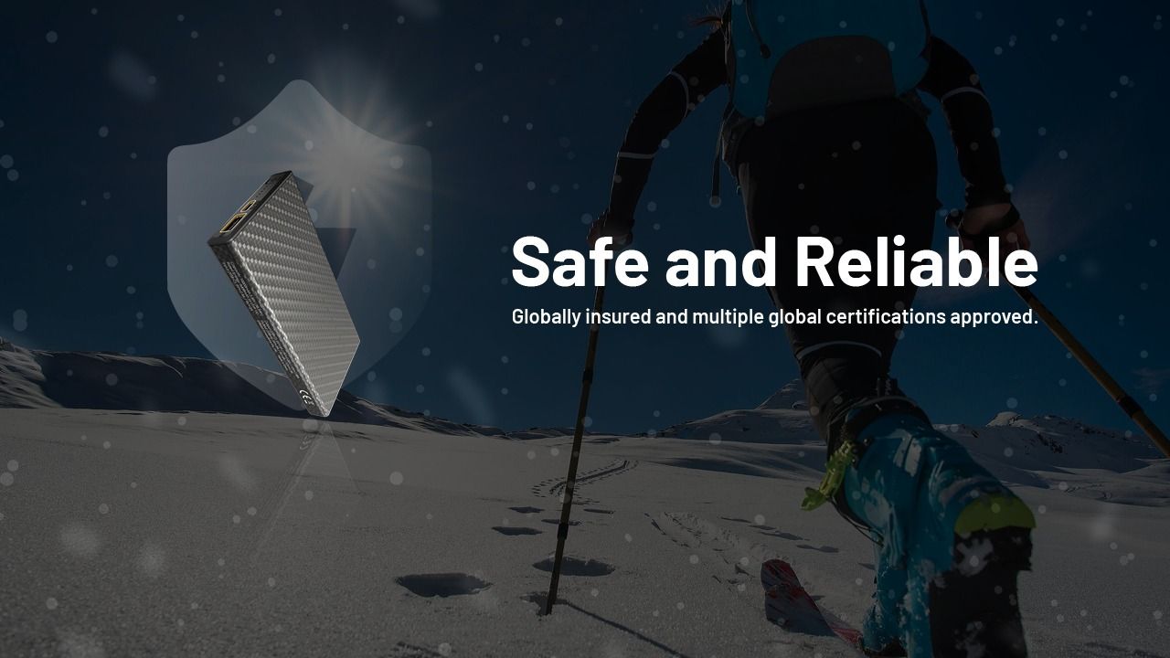 Nitecore Summit 10000 Powerbank Outdoor | Kältebeständig Heizfunktion QC PD USB-C | Robust Leicht Kompakt IPX5