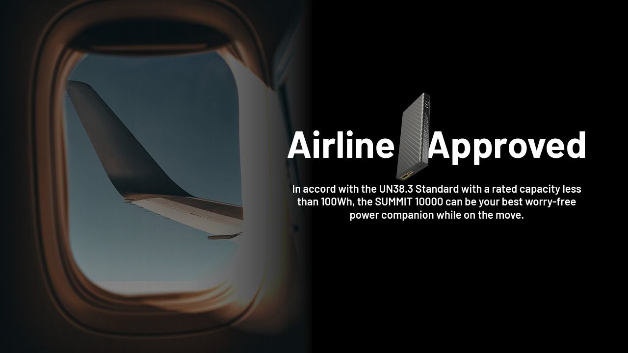 Nitecore Summit 10000 Powerbank Outdoor | Kältebeständig Heizfunktion QC PD USB-C | Robust Leicht Kompakt IPX5