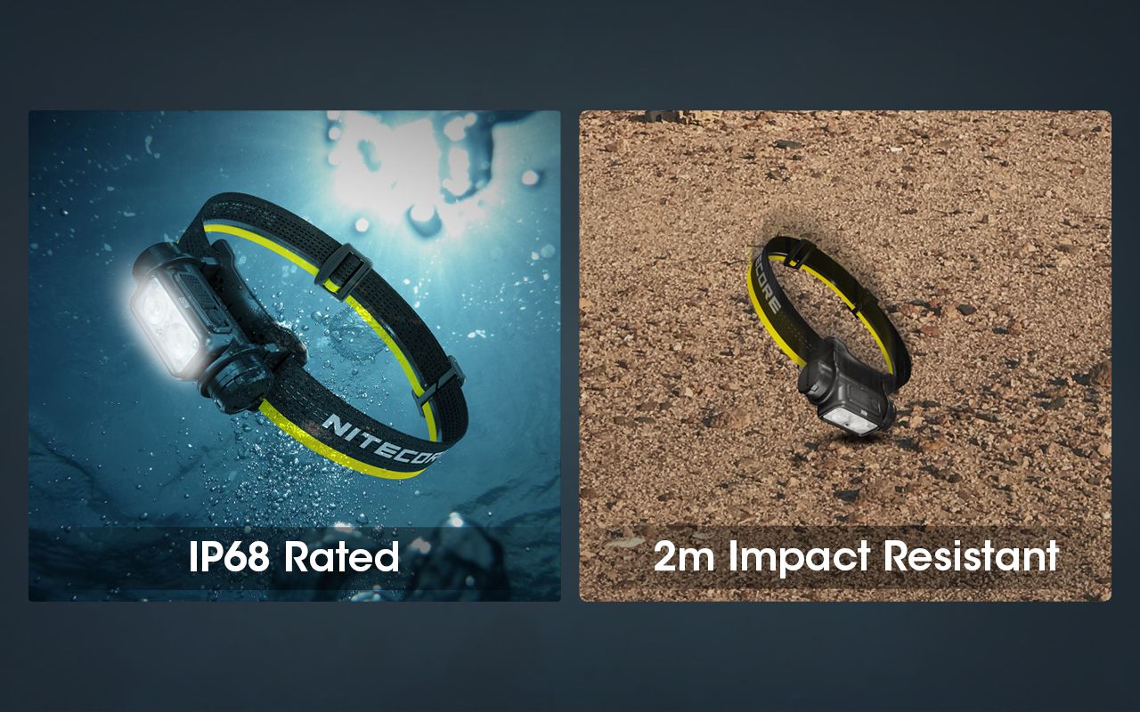 Nitecore NU50 LED-Stirnlampe 1400 Lumen wiederaufladbar für Outdoor Abenteuer Fahrrad Zubehör für Profis